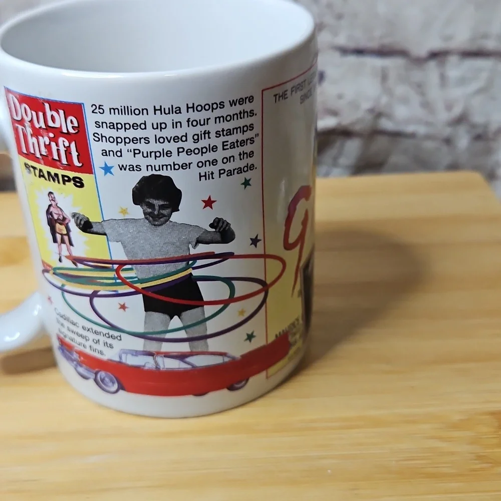 1958 A Banner Year Mug Cup EUC1945 A Banner Year Mug‎ Cup EUC